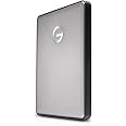 G-Technology 2TB G-DRIVE mobile USB-C (USB 3.1 Gen 1) Portable External Hard Drive, Space Gray - 0G10317