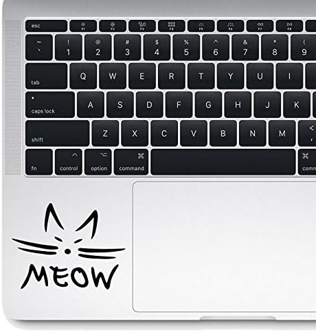 Meow Cute Cat Die-cut Vinyl Decal Macbook Laptop Sticker
