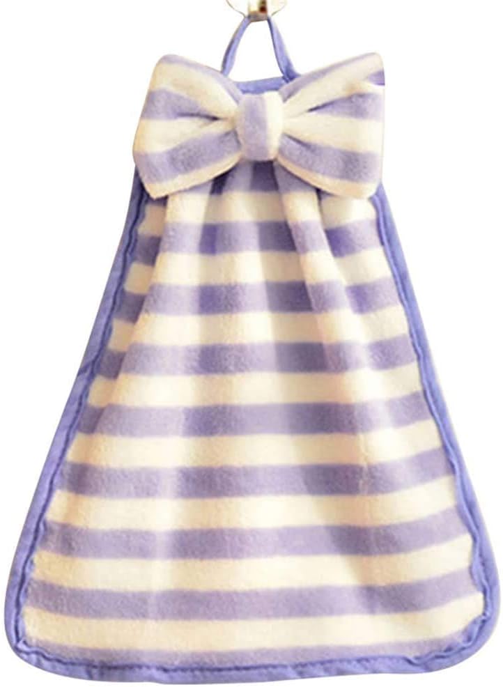 Striped Dot Kitchen Towels Microfiber Stripe Micro Fiber Towel Household Cleaning Designed Soft Super Absorbent Dish Countertops Mirrors Tables Windows Cars Dusting Wipe Down 11.81'' x 10.23''