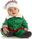 Underwraps Costumes Baby Boy's Elf Boy, Green/White/Red, Small (6-12 Months)