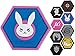 Evike Operator Profile PVC Hex Patch Gamer Series 4 (Style: D.Va)
