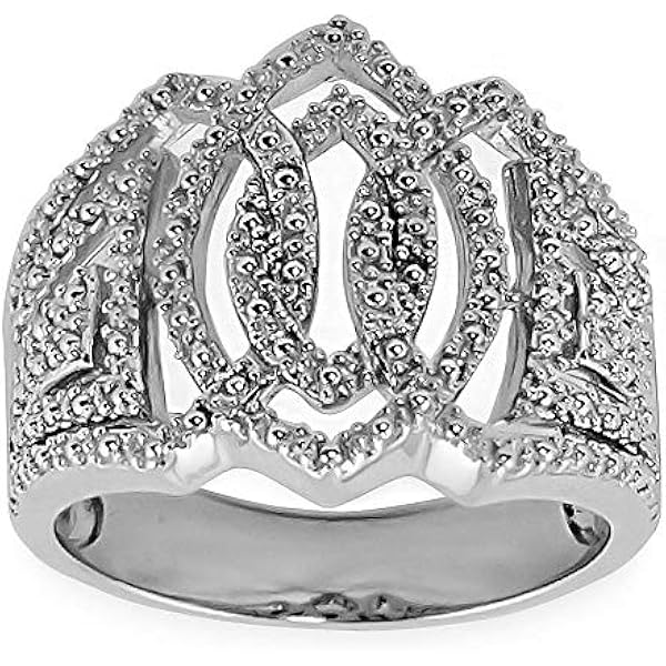 Amazon.com: Fresh Water Pearl Sterling Silver Ring (Size 8