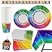 122 Piece Rainbow Party Set Including Banner, Plates, Cups, Napkins and Tablecloth, Serves 30