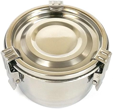 Stainless Steel Leak Proof Food Storage Containers - Multipurpose Use : Picnic Bento, Lunch Box, Dips Condiment Container(XS)