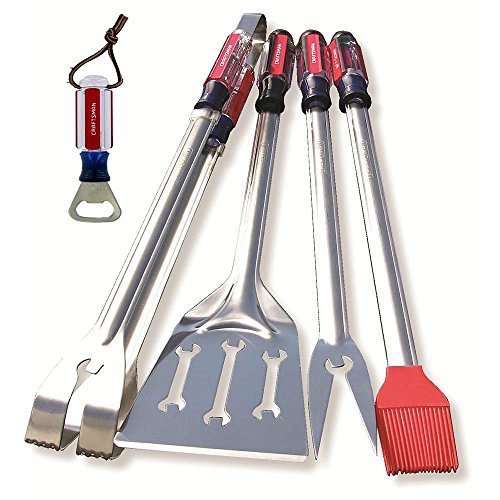 Craftsman 4 Pc. Barbecue Gift Set With Bonus Bottle Opener