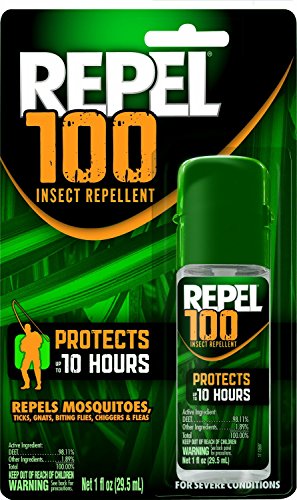 Repel 100 Insect Repellent, 1 oz. Pump Spray, 1 Bottle, 3 Ct
