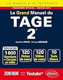 Le Grand Manuel du TAGE 2® - 120 fiches de cours, 10 tests blancs, 1000 questions + corrigés en vi by 
