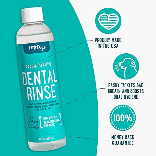iHeartDogs ORAL PROBIOTIC Dental Water Additive for Dogs Dog Breath