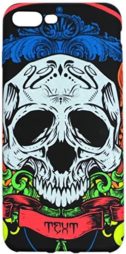iPhone 7 Plus Phone Case Luminous Fluorescent Phone Cover Soft TPU Protection Shell Case Scratch-Resistant Creative Skull Outlook (Skull Queen)