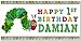 The Very Hungry Caterpillar Birthday Banner Personalized Party Decoration