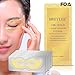 Eye Mask 24K Gold Eye Pads for Dark Circles Bags Puffiness Eye Treatment Natural Under Eye Patches with Anti-aging Eye Bag Wrinkle Care Properties , Eye Care Mask Gift for Women&Men (10 pairs)