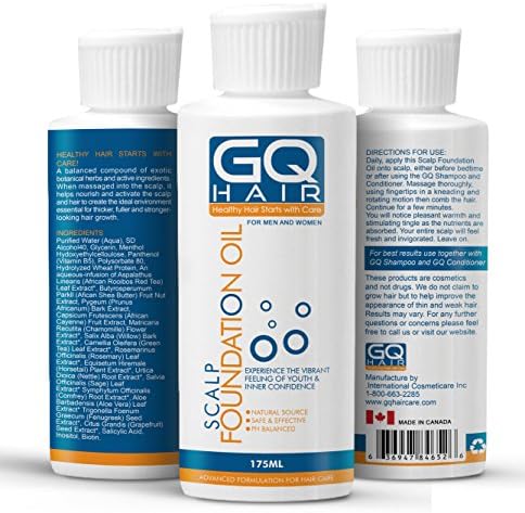 #1 Essential Oil for Hair Loss - Biotin Scalp Serum a Natural DHT Blocker Treatment for Faster Regrowth in Men &amp; Women - Alopecia Product for Thinning Hair &amp; Growth Restoration - 175ML