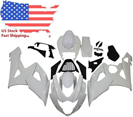 ABS Plastic Unpainted Drilled Bodywork Fairing Kit For Suzuki GSX-R 1000 2005 2006 Pieces/kit:25