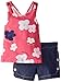 Calvin Klein Little Girls' Flower-Print Pink Tank Top and Short