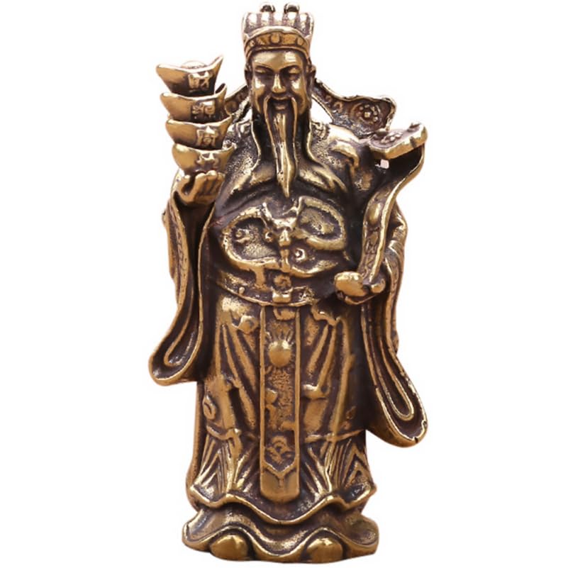 Chinese Wealth God Statue God of Wealth Feng Shui Chinese God of Wealth Decor Chinese Spring Festival Decor Chinese New Year