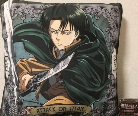 Amazon 進撃の巨人 クッション リヴァイ アニメ 萌えグッズ 通販