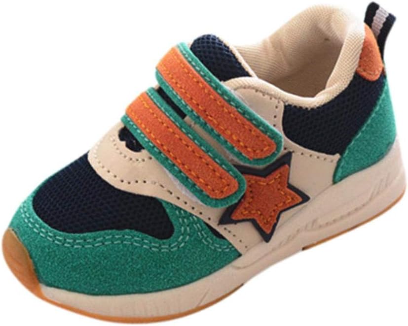 Kids Sneakers Girls, Amiley Kids Patchwork Star Mesh Shoes Breathable Running Sneakers for Boys Girls