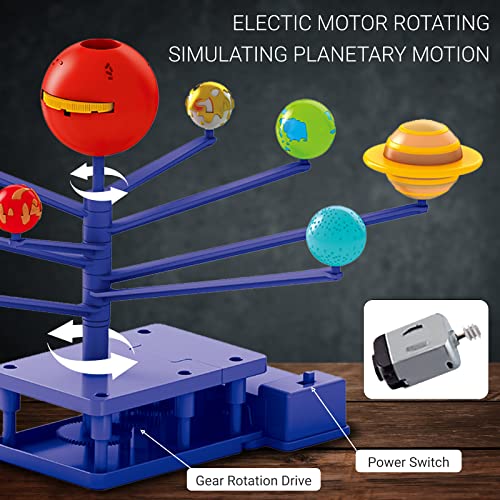 Solar System for Kids Kit Motorized Solar System Model with Sun