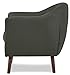 Homelegance Fabric Barrel Chair, Sage Gray