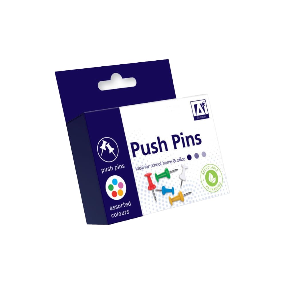 Anker International, Stationery, 175 Push Pins in Tub