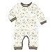 Winnie the Pooh Baby Boys Coverall Romper (0-3 Months, Pooh Bear Cream)