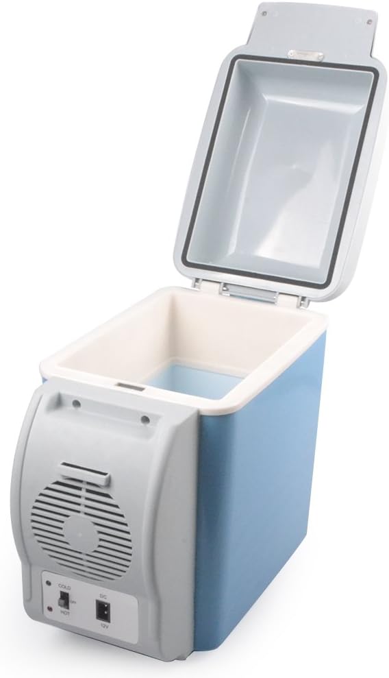 RUILASA Car Refrigerator 7.5L 12v Camping Portable Travel Refrigerator Cooler Warmer Heating Multifunction Electric Fridge Mini Refrigerator Cooler Box