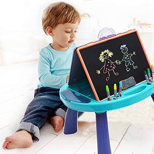 Double Sided Kids Art Easels Learning Table for Toddlers Tabletop