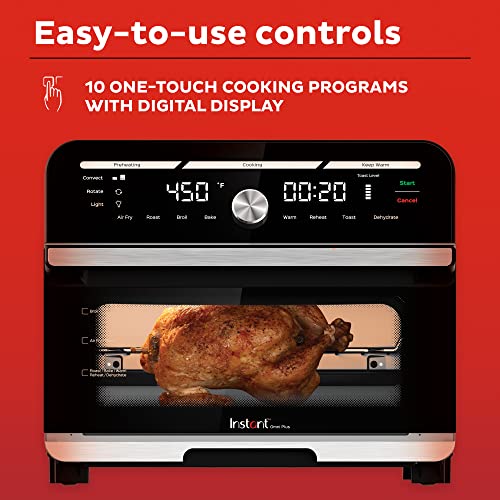 Instant Omni Plus Air Fryer, Rotisserie and Convection Oven, Dehydrat, Roast, Broil, Bake, Toast