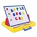 Wishland Deluxe Magnetic Letters Tabletop Easel Board Toddler Toys (2 Functions) Toys (2)