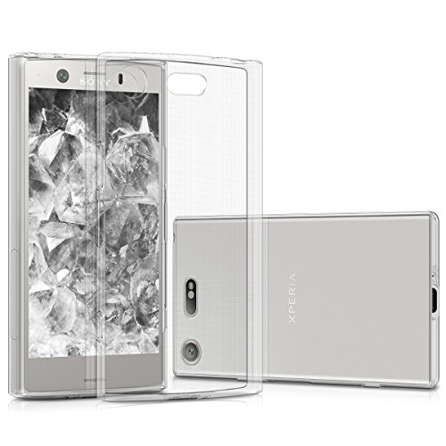 kwmobile Crystal Case Cover for Sony Xperia XZ1 Compact made of TPU Silicone - transparent clear Protection Case in transparent