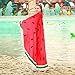 SUNIN REEMONDE 600g Thick Beach Towel Round Roundie Soft Thick Terry Cotton with Fringe Tassels Tablecloth Burger Pizza Printed