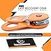 GearAmerica Winch Snatch Block Pulley, 9 US Ton (18,000 Lbs) Heavy Duty Block and Tackle Pulley for Synthetic Rope or Steel Cable, Recovery Accessory for Truck, Tractor, ATV, UTV - 1 Pack, Orange