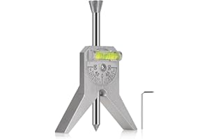 Pipe Center Finder with Centering for Measure Pipe Diameter Over 0.5Inch and Up Pipe Center Punch Level Reusable