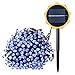 Icicle Solar String Lights Outdoor, 72 Ft 200 LED Waterproof Fairy Decorative Lighting for Indoor/Outdoor Home, Patio, Lawn, Garden, Party, Wedding, Holiday Decorations, and Christmas (Blue)