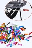Partstock Anodic Oxidation Multicolour Aluminum Alloy Bicycle Bike Brake Cable Cap End Tips Crimp.