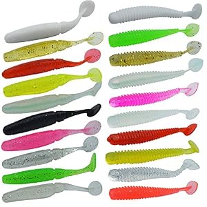 Senven Ver Artificiel, Silicone Doux Biomimetic Leurres Ver Leurres De Pêche Simulation Vers Rouges En Plastique Vert Environnement Fort Tentation Appât Faux – 20pcs
