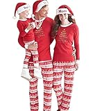 Forart Family Matching Christmas Pajamas Set Women Mens Baby Kids Sleepwear Nightwear