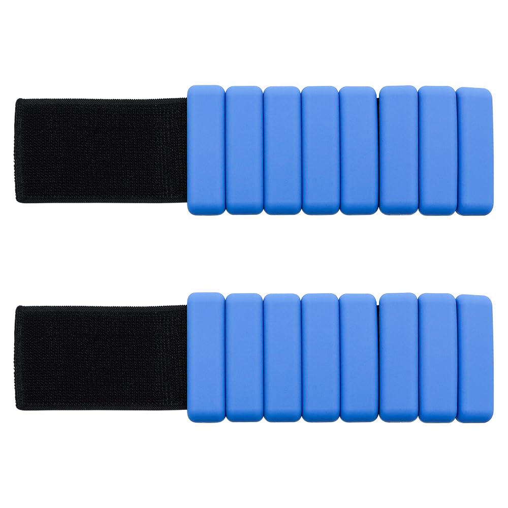 Tiardey 1Pair Wearable Weight Cuffs, Fashion Ankle Weights Set for Yoga, Dance, Running, Jogging (Blue)