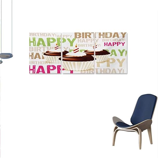 Lienzo De Cumpleanos Para Decoracion De Dormitorio Hogar