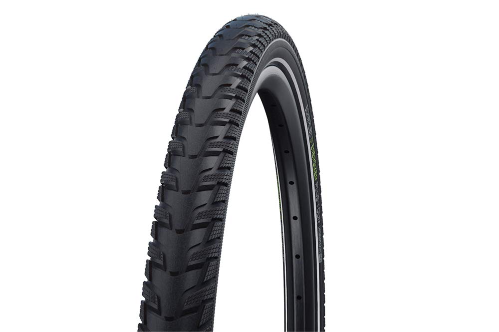 Schwalbe Unisex's Energizer Plus Tour Perf, GreenGuard, TwinSkin Tyres, Black, 40-622, SCHE0010