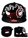 Chicago New Leader Bull Head Skyline Bulls Colors Black Red Era Snapback Hat Cap