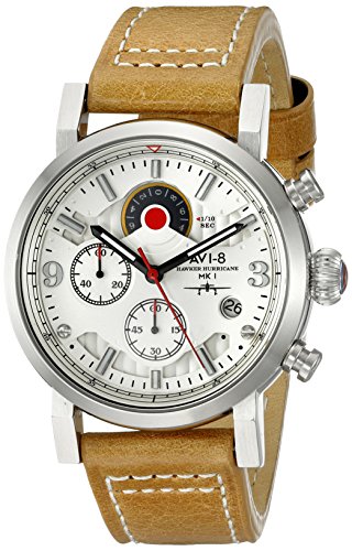 AVI-8 Men's AV-4041-01 Hawker Hurricane Japanese Quartz Brown Watch