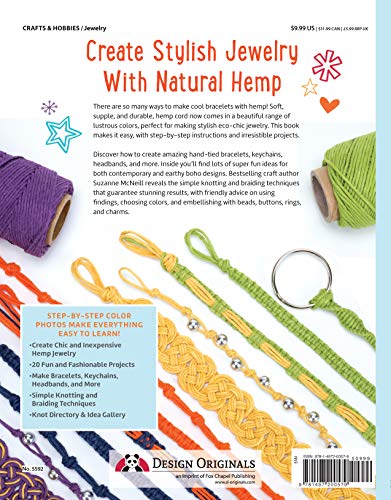 Hemp Bracelets and More: Easy Instructions for More Than 20 Designs (Design Originals) - //medicalbooks.filipinodoctors.org