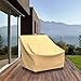 Budge All-Seasons Extra Large Outdoor Chair Cover P1W04SF1, Tan (39 H x 37 W x 41 D)