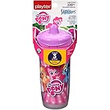 Playtex Sipsters Stage 3 My Little Pony Spill-Proof, Leak-Proof, Break-Proof Insulated Spout Sippy Cups - 9 Ounce - 1 Count (Color/Theme May Vary)