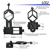 LDGJ Universal Cell Phone Adapter Mount - Compatible with Binocular Monocular Spotting Scope Telescope and Microscope - For Iphone Sony Samsung Moto Etc -Record the Nature of the World