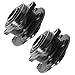TRQ Front Wheel Hub Bearings Assembly Set Compatible with 2001-2009 Volvo S60 1999-2006 S80 2001-2007 V70 2003-2007 XC70