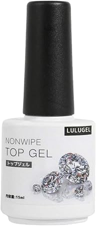 Amazon ジェルネイル ポリッシュ ノンワイプ トップコート 15ml トップコート 爪用化粧料 Lulugel ルルジェル ジェルネイル 通販