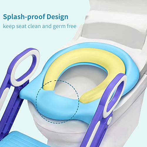 Mangohood Potty Training Toilet Seat with Step Stool Ladder for Boys