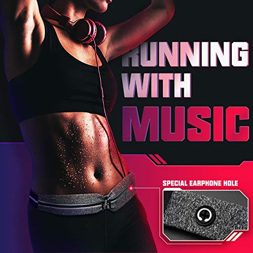 Akalas Running Riem, Verstelbare Pocket Size Waterbestendig Runner Taille Pack, 360 graden Reflecterende Taille Pouch… - Image 5